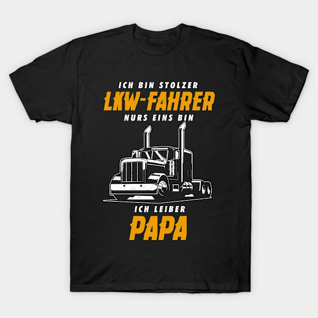 Truck Driver Trucker Dad Father T-Shirt by swissles